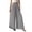 Gray, variant on Women's High Waisted Pleated Palazzo Pants Flowy Chiffon Wide Leg Trousers Casual Loose Accordion Pleat Long Slacks for Party Beach Office