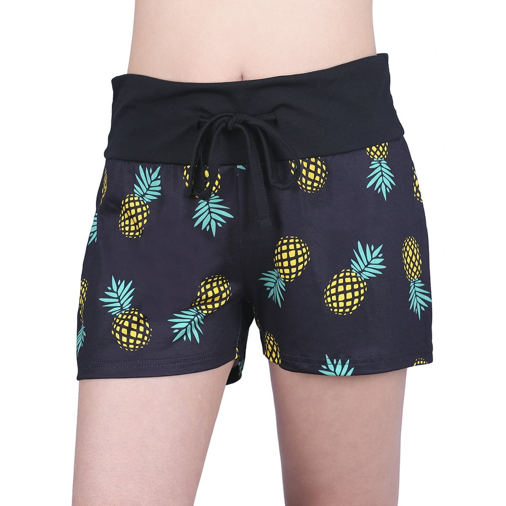 pineapple yoga shorts