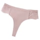 thumbnail image 1 of Gibobby Panty Microfibra con Encaje Bragas encaje europeas y comercio exterior, cómodas bragas seda helada sin con algodón para mujer, pantalones con borde（Rosa， M), 1 of 5