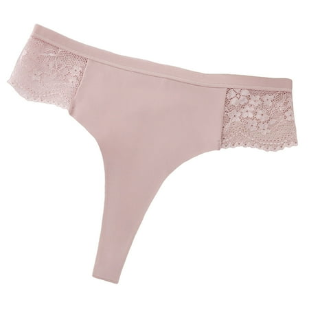 Yuhangmm Women s Panties Foreign Trade European And Lace Briefs Ladies Comfortable Crotch Seamless Ice Silk Panties Border Pants Boy Shorts Underwear for Women Pack plus Size