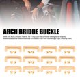 thumbnail image 3 of Zinc Alloy Arch Bridge Buckle, 2pcs Bag Metal Connector Handbag Side Clips Strap Leather Crafts Hardware Color:Bronze,Size:ID 24.5mm for Style, Repair and Decoration, 3 of 7