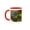 Red/White, variant on 3drose, Copper-rumped Hummingbird, 11oz Two-tone Red Mug