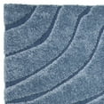 thumbnail image 6 of SAFAVIEH Florida Tabitha Geometric Waves Shag Area Rug, Light Blue/Blue, 9'6" x 13', 6 of 7