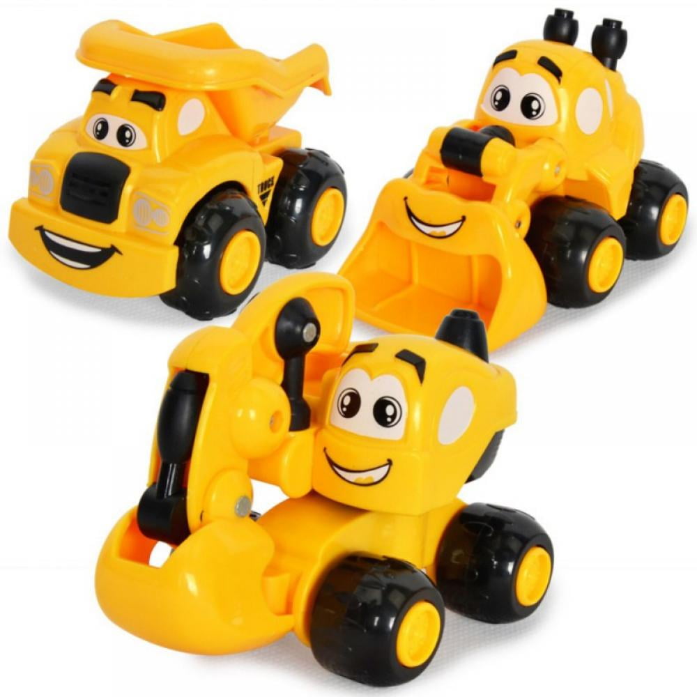 Push and Go Cars for Kids, Friction Powered Toy Sand Play Tractor Truck Toy  Baby Early Education Toy,Gift for Children Boys Girls for 3+ Year Olds,3  PCS - Walmart.com
