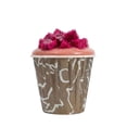 thumbnail image 2 of Panificio 4 oz Round Chocolate Wisp Paper Tall Baking Cup - Pleated - 3" x 3" x 2 3/4" - 200 count box, 2 of 3