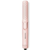 Wavytalk 1.25 inch Airflow Styler Curling Iron, Cool Curl, 360° Cool Air Lock in Style for Lasting Curls, 2 in 1 Hair Straightener and Curler, Pink