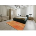 thumbnail image 5 of Ahgly Company Machine Washable Indoor Rectangle Transitional Orange Red Area Rugs, 2' x 4', 5 of 7