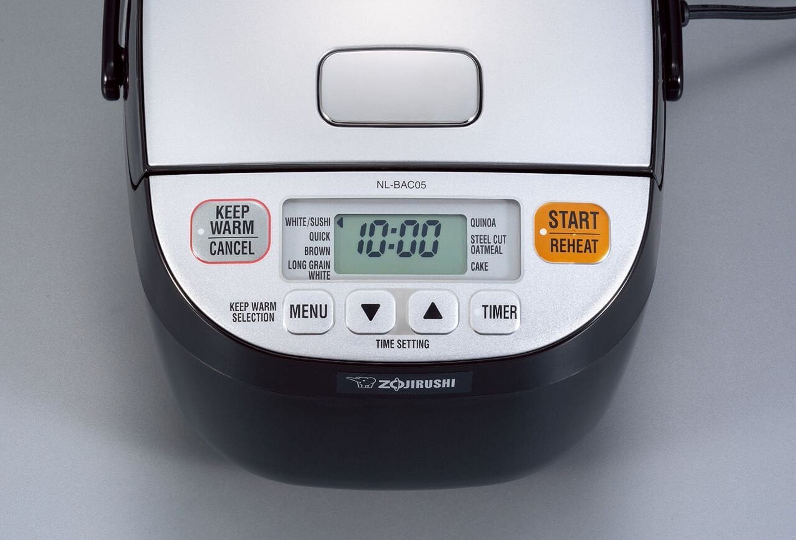 Zojirushi 3-cup rice cooker, small capacity, microprocessor