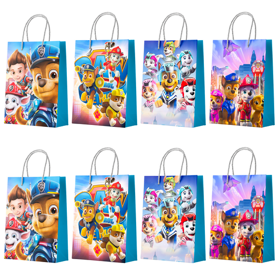 Paw Patrol Party Gift Bags - 16 Pcs Paw Patrol Party Bags, Paw Patrol Gift Bags, Paw Patrol Candy Bags for Boys/Girls Children's Paw Patrol Themed Birthday Party Decoration Supplies