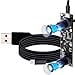 thumbnail image 3 of Module de Caméra USB Double Objectif 1080p 3D Stéréo VR HD Jumeau Lumineux Caméra 2mp Double Objectif Vidéo Webcam Module, Web Caméra Board Module M9 Objectif 90 Degrés Web Cam pour Raspberry Pi, Fenêtres, Mac, 3 of 3