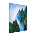 thumbnail image 3 of Canvas Wall Art - Thomas Leung 'The Beauty Of HuangShan' Wall Art for Living Room, Bedroom, or Office Décor by Trademark Fine Art - 14 x 19 Inches, 3 of 4