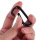 thumbnail image 3 of unbranded 5Ud Mosquetones Metálicos Negros Para Colgar Llaves Y Accesorios En, 3 of 8