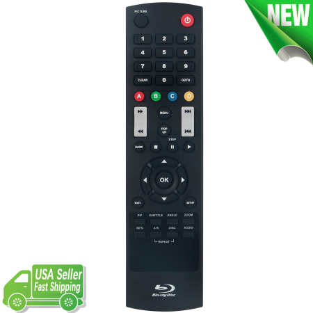 Replacement Remote Control for RCA Blu-ray Disc Player BRC3108 BRC3109