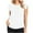 White-11, variant on Mittory Womens Summer Tops Dressy Casual Short Sleeve Tunic Chiffon Blouse Business Pleated Loose Flowy Shirts