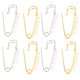 thumbnail image 5 of Pins de Seguridad de Broche, Alfileres de Seguridad de Servicio Pesado, Uso Simple de Luster Metálico Curvo 20 Piezas para Hacer Joyas, 5 of 7