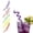 Purple, variant on hulanddfd 8 Pcs Flexible Drinking Straws, Reusable Bendy Plastic Straws Fun Party Decorations for Adults 7.87" Extra Long Dishwasher SafeStraws for Camping and Party Purple