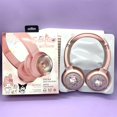 thumbnail image 1 of Sanrio-auriculares inalámbricos Hello Kitty My Melody, cascos con Bluetooth, sonido estéreo, reducción de ruido, regalos de dibujos animados de Anime, 1 of 2