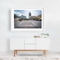 thumbnail image 2 of Medborgarplatsen - Stockholm Sweden Photography Cityscape Architecture Street Photography Travel Poster Skyline Modern Art White Framed Wall Art Print 5 x 7 inches, 2 of 3