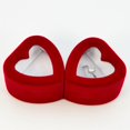 thumbnail image 6 of LICEWO Flocking Heart Shaped Jewelry Box for Engagement Rings Earrings Storage, 6 of 10