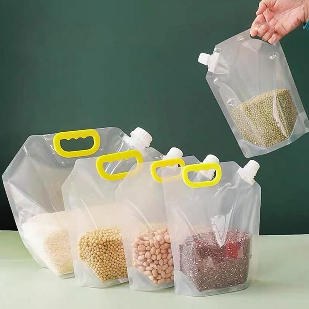 Tohuu Grain Storage Bags Sealed Containers For Cereal Washable