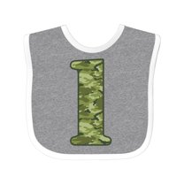 Inktastic Green Camo 1st Birthday Boys Baby Bib