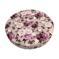 thumbnail image 2 of Lsque Rose Flowers Round Bar chair cushion covers Velvet Fabric Premium Comfort Protects from Scratches and Stains for 14-17 Inch Chair- 14 inch, 2 of 7