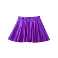 thumbnail image 4 of YiZYiF Girls Shiny Metallic A-line Skirt Pleated Jazz Dance Skort, 4 of 7