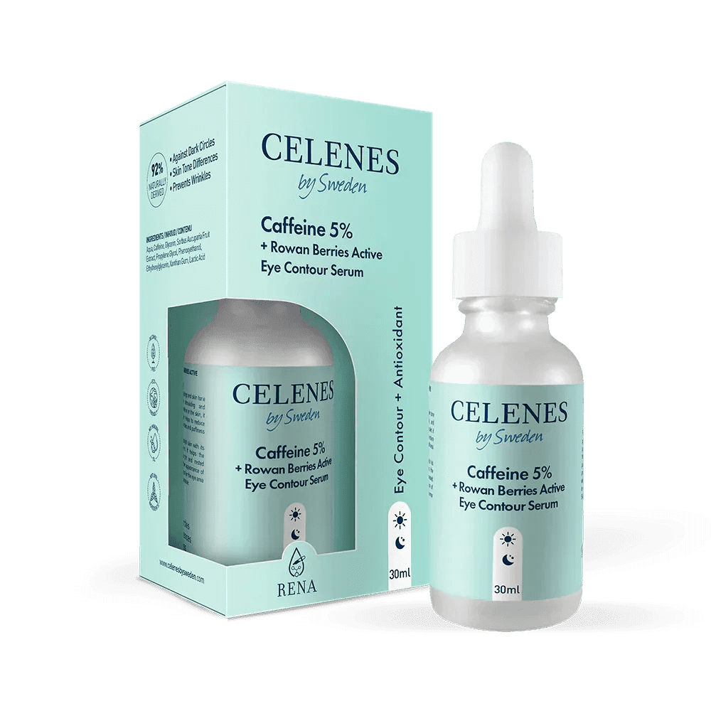 Celenes by Sweden Rena Caffeine 5% + Rowan Berries Active Eye Contour Serum 30 ml