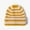 Yellow, variant on Fesfesfes Winter Knitted Hats For Men And Women Striped Curled Edgeless Cold Hat Women's Outdoor Warmth Thick Hat