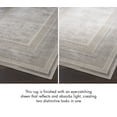thumbnail image 4 of Nourison Glam Geometric Silver 7'10" x 9'10" Area Rug (8x10), 4 of 9