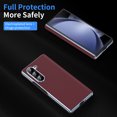 thumbnail image 6 of Samsung Galaxy Z Fold 5 Phone Case, Protective Cover with Color Variety, Smooth Grip, Soft and Sleek Design, Snug Fit, Hard PC&PU Leather,Shockproof Phone Cover,with port protection,Red, 6 of 7