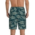 thumbnail image 4 of Lsque Fish Style Mens Sleep Pajama Shorts,Short Pajama Pants, Cotton Ultra-Soft Knit-Large, 4 of 9