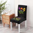 thumbnail image 5 of Black Helloween Dining Chair Covers Set of 4,Stretch Parsons Chair slipcovers,Kitchen Helloween Decor Chair Seat Cover Protectors(Witch,4 Pack), 5 of 6