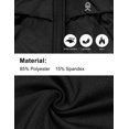 thumbnail image 4 of Little Donkey Andy Womens Insulated Softshell Jackets, Outdoor Athletic Jacket for Women with Hoodie Water Repellent (Black S), 4 of 7