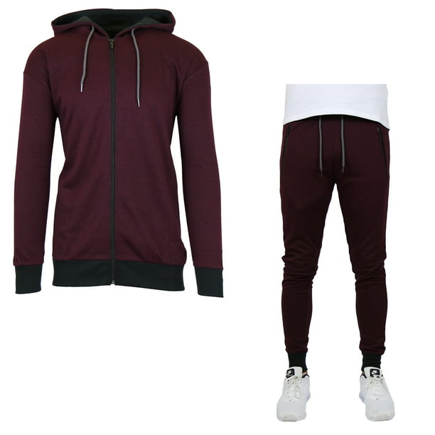 tan hoodie and jogger set