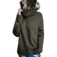 thumbnail image 1 of Sherrylily Fall Winter Women Sweaters Casual Turtleneck Long Sleeve Soft Knitted Pullover, 1 of 7