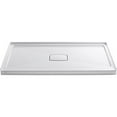 thumbnail image 4 of Kohler K-9479-0 60 x 36 in. Archer Single Threshold Center Drain Shower Base with Removable Cover - White, 4 of 4