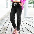 thumbnail image 2 of Cargo Yoga Pants for Women Plus Size High Waist Wide Leg Lounge Trousers Bootcut Flare Yoga Pant with Multi Pockets, 2 of 7