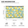 thumbnail image 3 of Cauagu Lemons Chamomile Flowers And Leaves for Tyvek Makeup Bag,Reusable Travel Cosmetic Bag Women Organizer Toiletry Bag Birthday,Gifts for Women Girlfriend Mom Teacher 6.5’’*8.9’’, 3 of 7