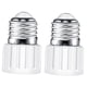 thumbnail image 1 of Adaptador de casquillo E26, casquillo de bombilla con rosca, universal, resistente al calor, fácil de instalar, adaptador de lámpara, convertidor de blanco, 1 of 9