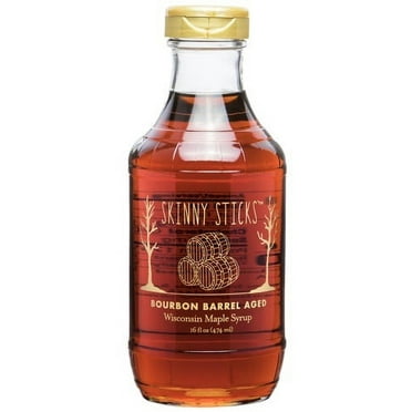 Skinny Sticks Bourbon Barrel Aged Maple Syrup (Pack of 12)