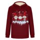 thumbnail image 4 of Sudadera con capucha para hombre, informal, a la moda, con estampado navideño, de manga larga y bolsillo, de poliéster, 4 of 5