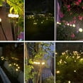 thumbnail image 6 of YiJuHui 1pcs Solar Powered Outdoor Lights, Waterproof Garden Stake Lights with Auto On/Off, 8 Modes Color Changing LED for Yard Pathway Landscape Decoration, 6 of 9