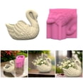 thumbnail image 2 of UNTERING Elegant Cygnu Sturdy Silicone Mould Portable for Resin and Clay Creative Flower Pots Pen Holder Cast Craft Supplies, 2 of 7
