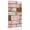 Brown, Pink, variant on Canvas Wall Art, Pink Brown Vintage Framed Canvas Prints for Bedroom Dining Room, Retro Farmhouse Elegant Pastoral Oversized Gallery Wrapped Wall Decor for Home Office, Gifts, 20"x40" Ship Next Day