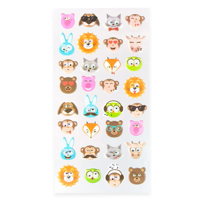 Buy Kawaii Googly Eye Stickers - Fluffy Critters at Tofu Cute