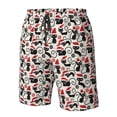 thumbnail image 5 of Naloa Christmas Cat Men's Beach Shorts, Surfing shorts, Swim trunks, Quick Dry Swim Trunks for Surfing Beach Fun - Large, 5 of 9