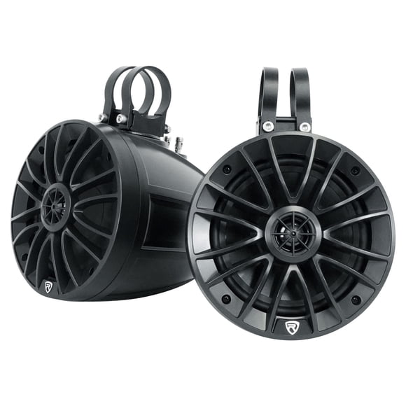 Altavoces marinos Rockville UT65B de 400 W, 6.5 pulgadas, IPX6, resistentes al agua