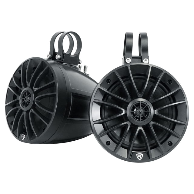 Altavoces marinos Rockville UT65B de 400 W, 6.5 pulgadas, IPX6, resistentes al agua