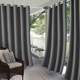 thumbnail image 4 of HomeLife 2PCS Semi Blackout Curtains Outdoor Waterproof Curtain, Smooth Fabric Window Curtains for Living Room Bedroom Sunblind Window Screen Door Curtains, 4 of 5